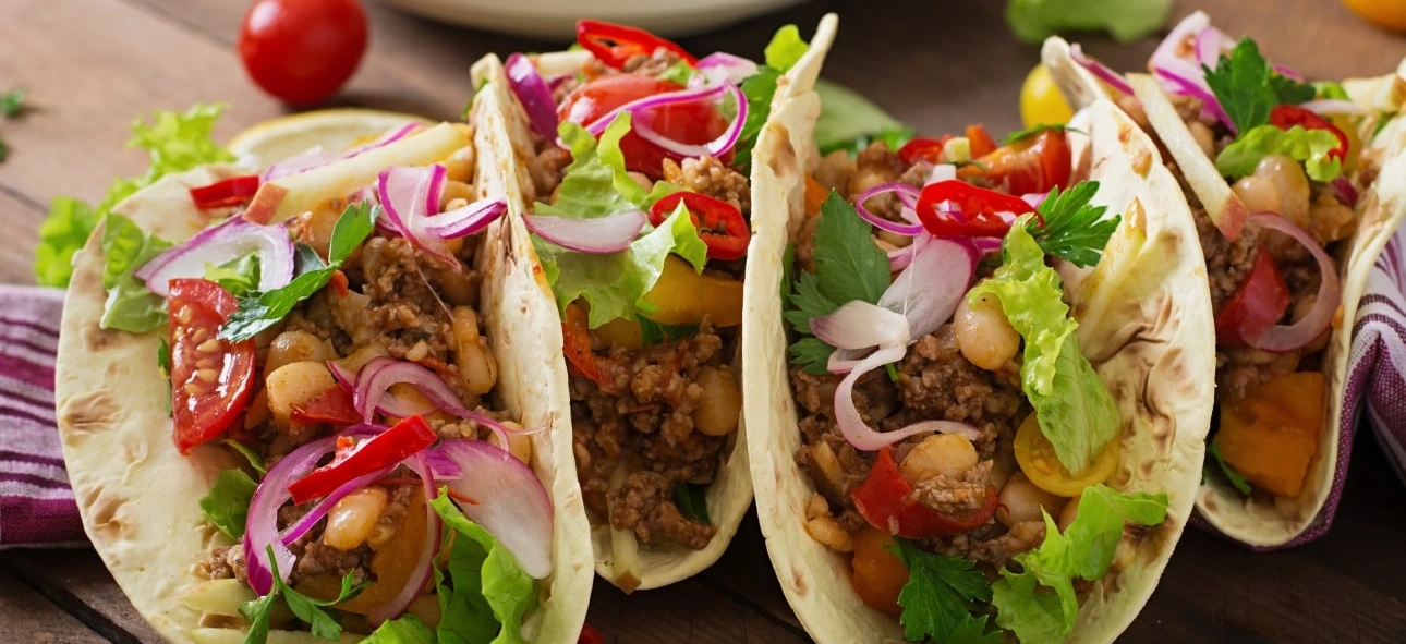 Tacos en Suso Restaurant, la mejor comida colombiana de Castelldefels